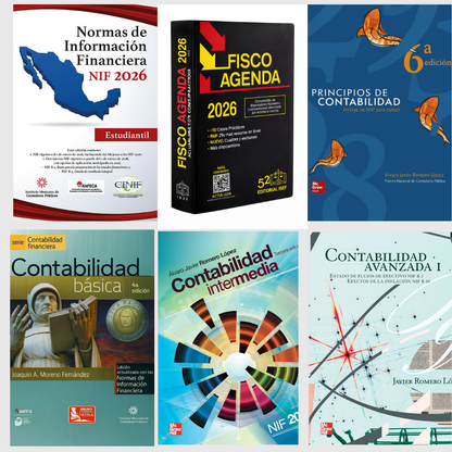 Aprende Contabilidad Desde Cero + NIF Actualizadas | Pack Completo en PDF para Estudiantes, Contadores y Emprendedores